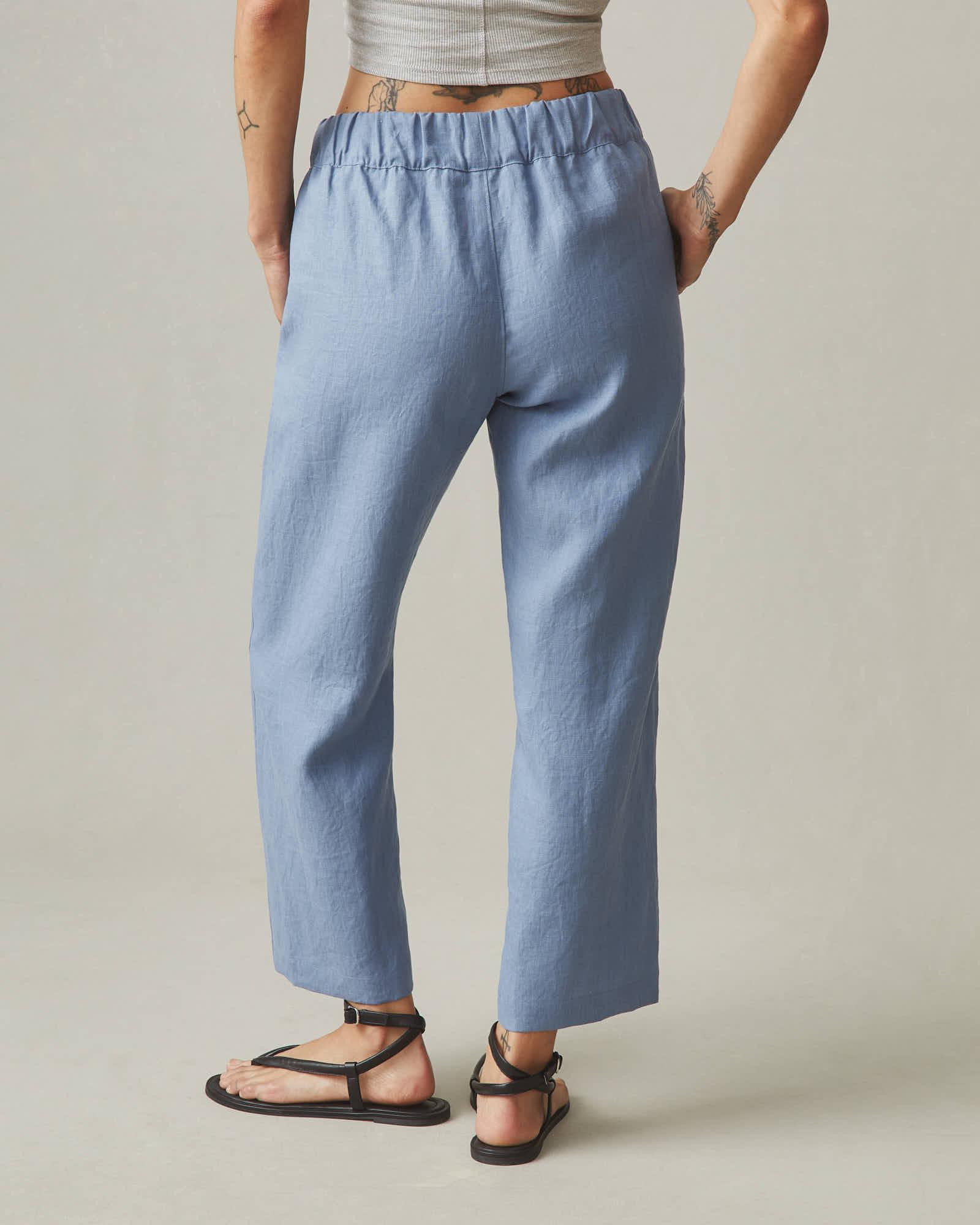 Women's Linen Pant - Beach Horizon Product Image