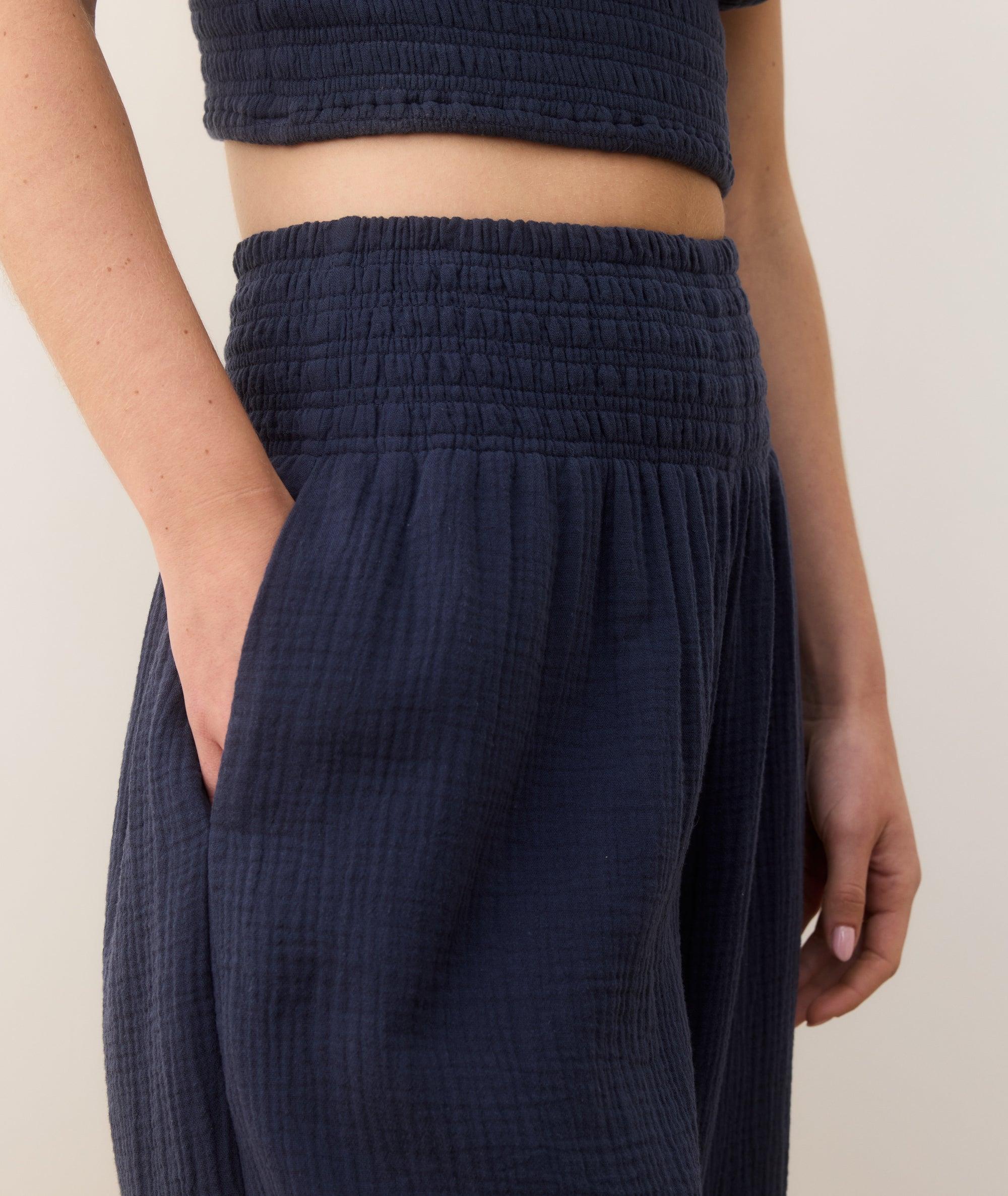 Sophia Double Cloth Palazzo Pant Product Image