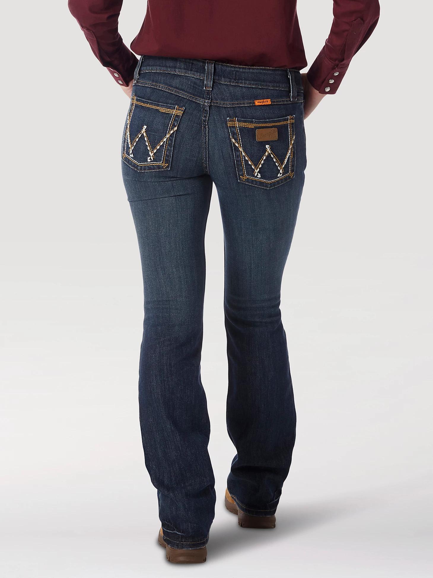 Women's Wrangler® FR Flame-Resistant Retro® Mae Bootcut Work Jean | Women's JEANS | Wrangler® Product Image