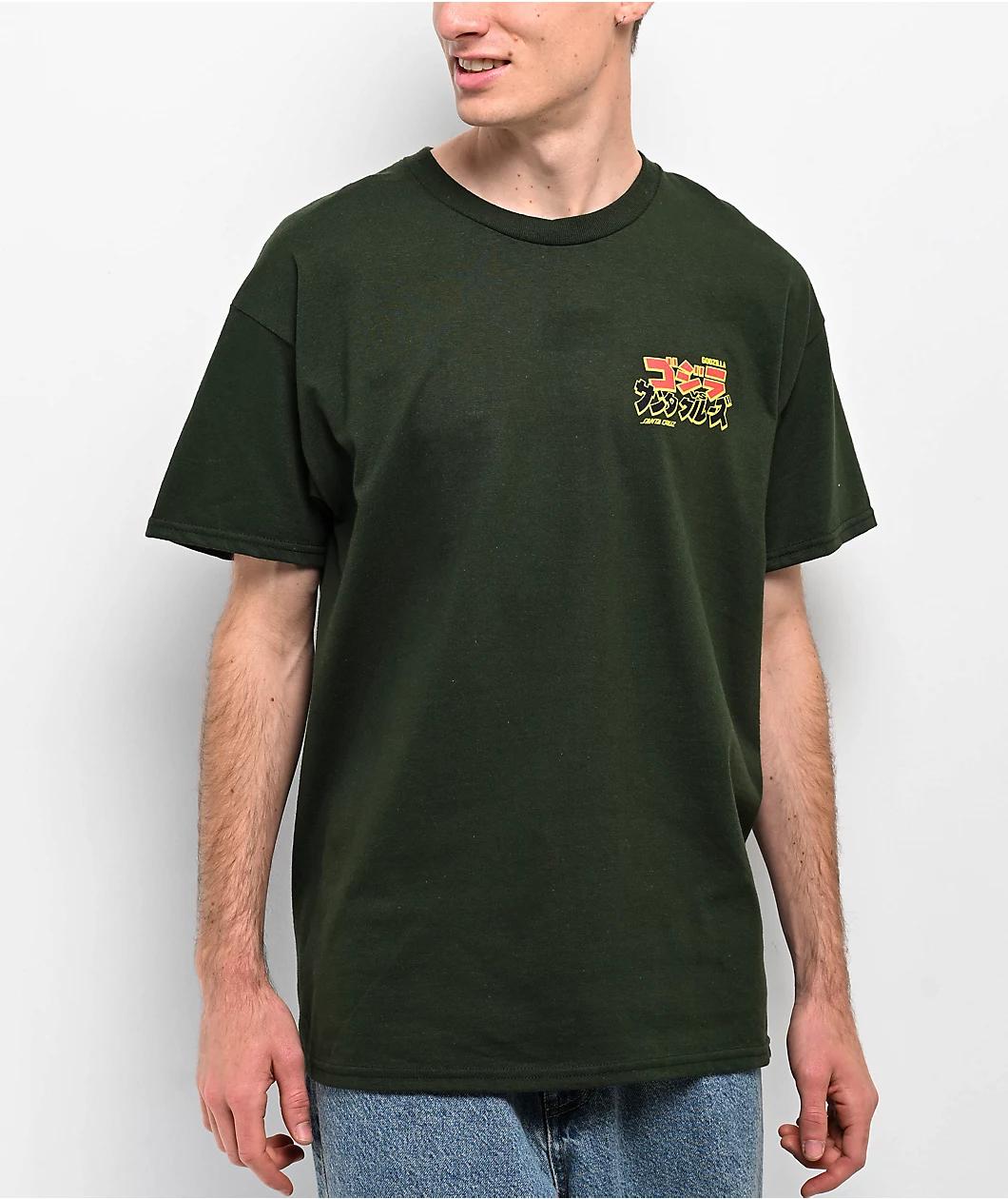 Santa Cruz x Godzilla Nata Mothra Green T-Shirt Product Image