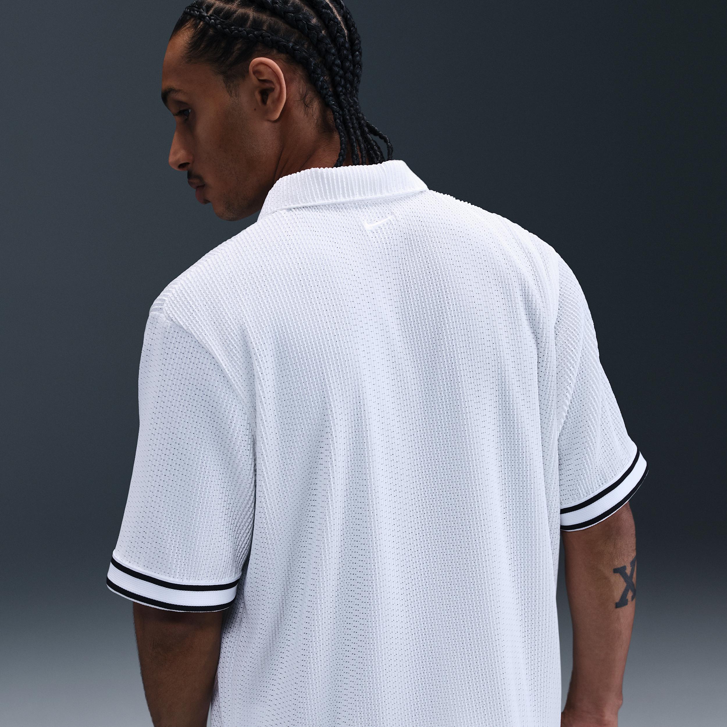 Nike Mens Kobe Pleated Short-Sleeve Basketball Top | IB0020-100 Product Image