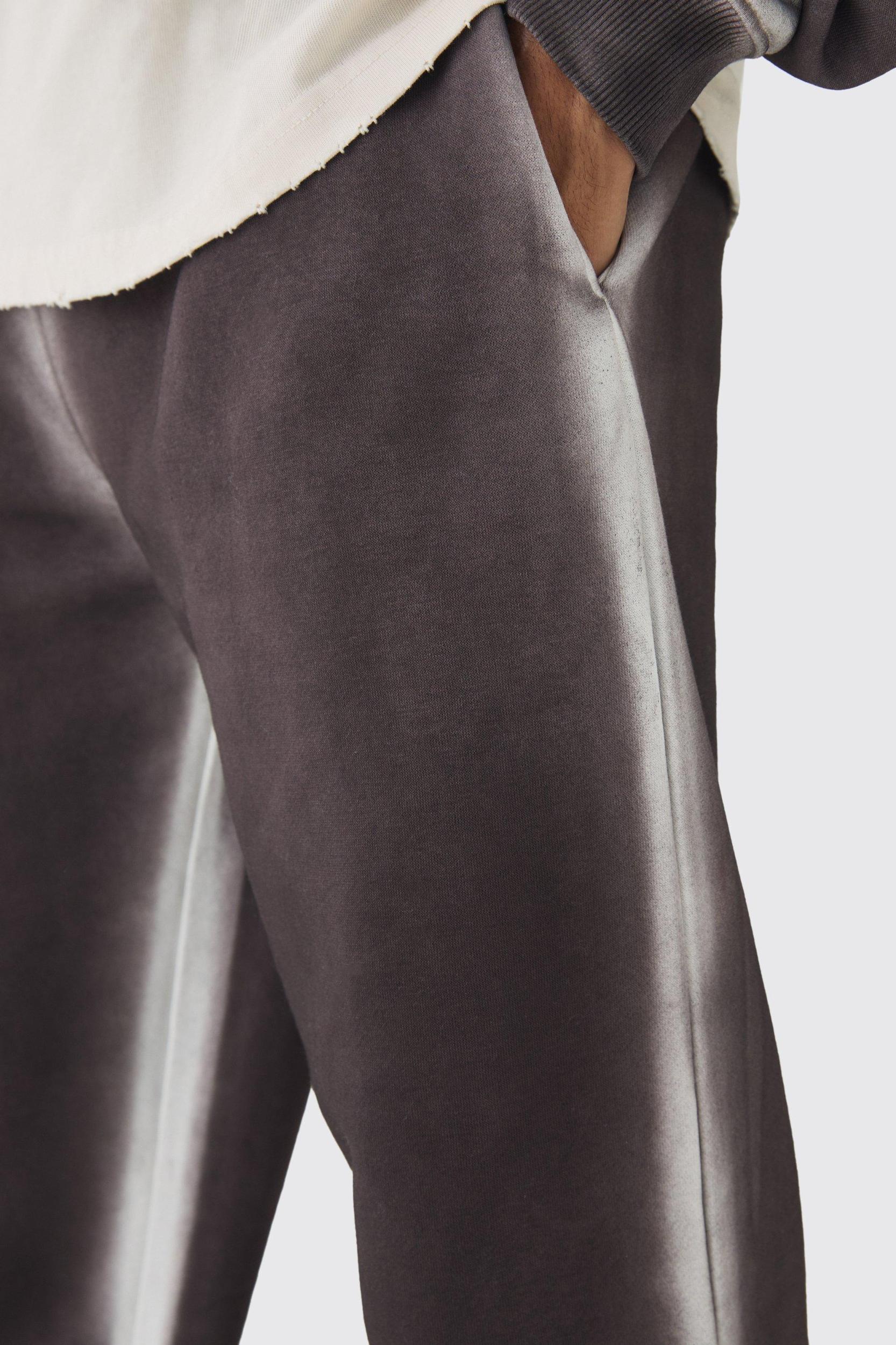 Relaxed Fit Washed Seam Sweatpants | boohooMAN USA Product Image