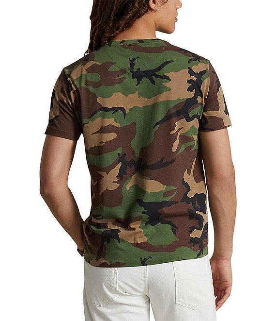 Polo Ralph Lauren Classic-Fit Camo Short-Sleeve Pocket T-Shirt Product Image