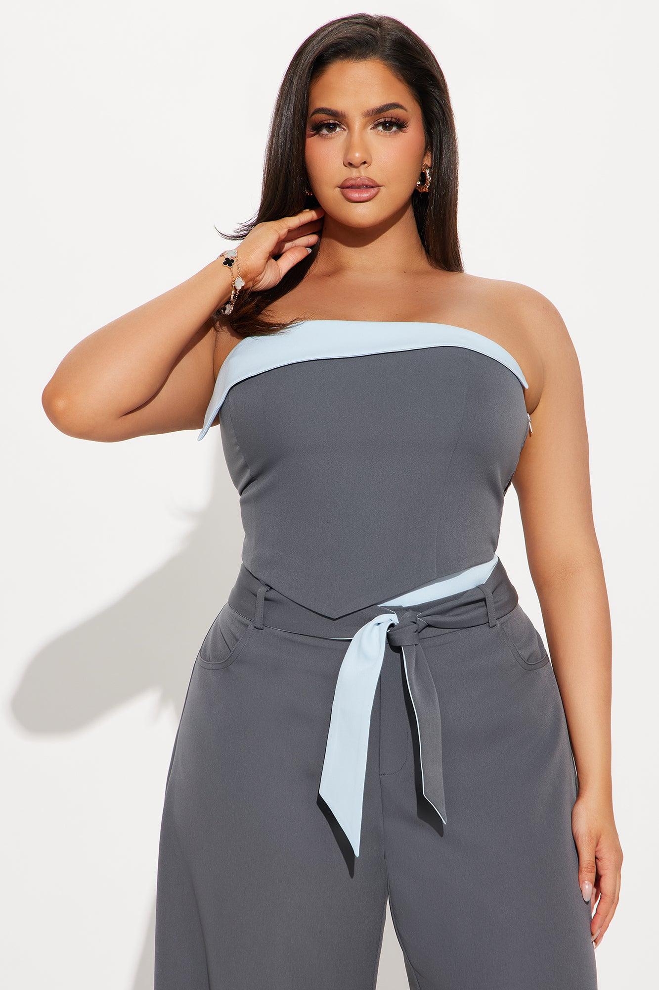 Personality Hire Pant Set - Grey/combo Product Image