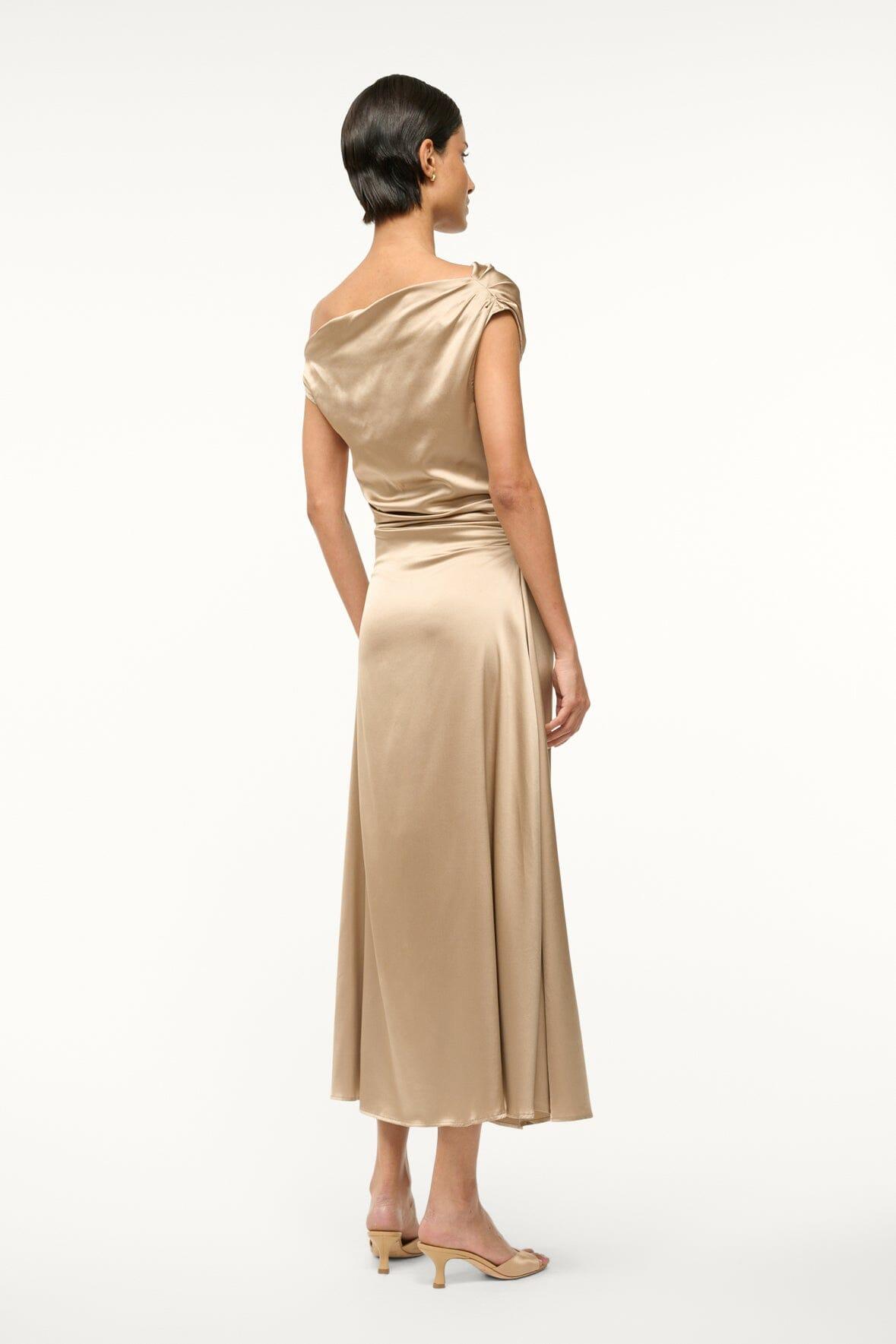 PHARE SILK DRESS | BIRCH Product Image