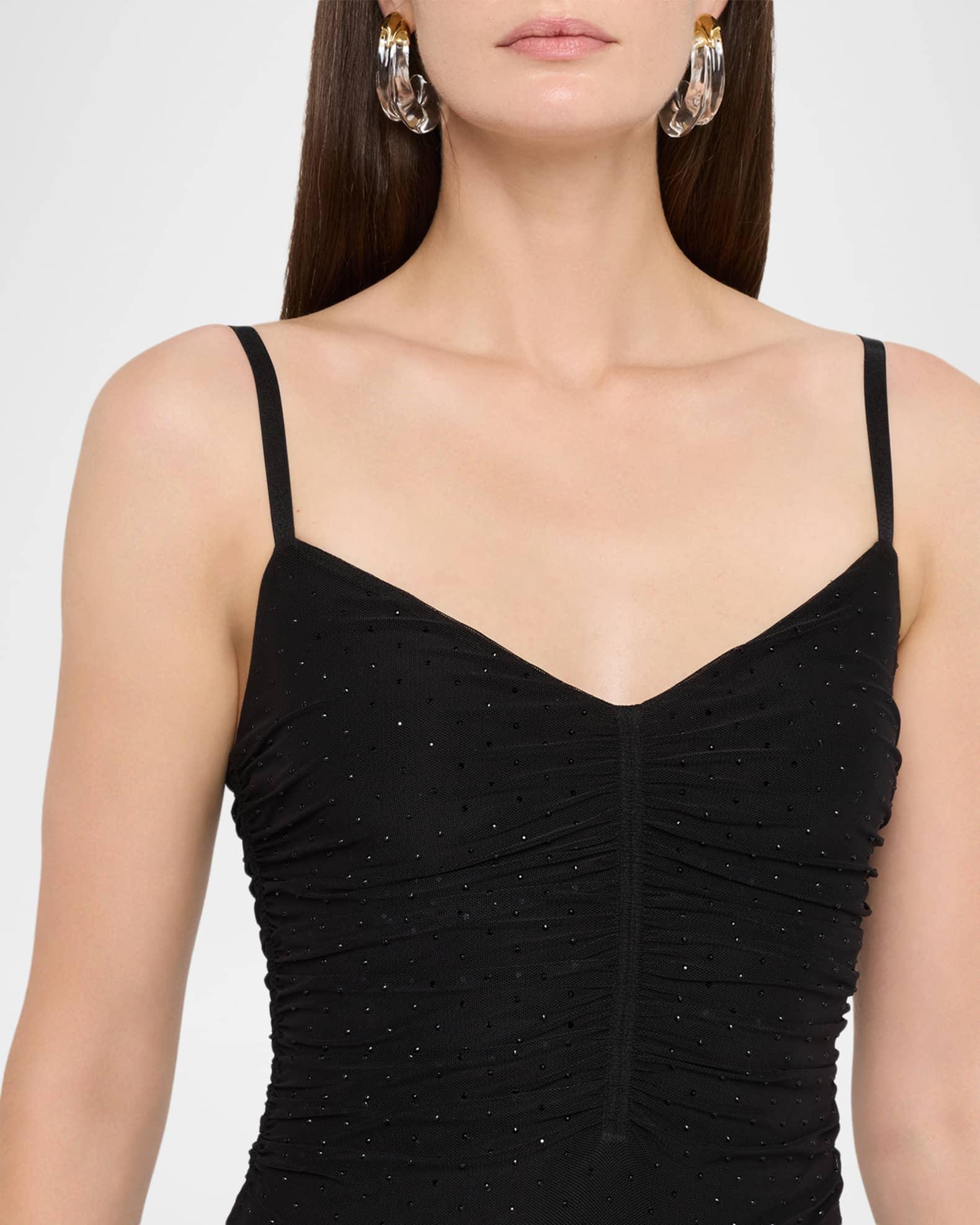 Narissa Embellished Shirred Midi Dress Product Image