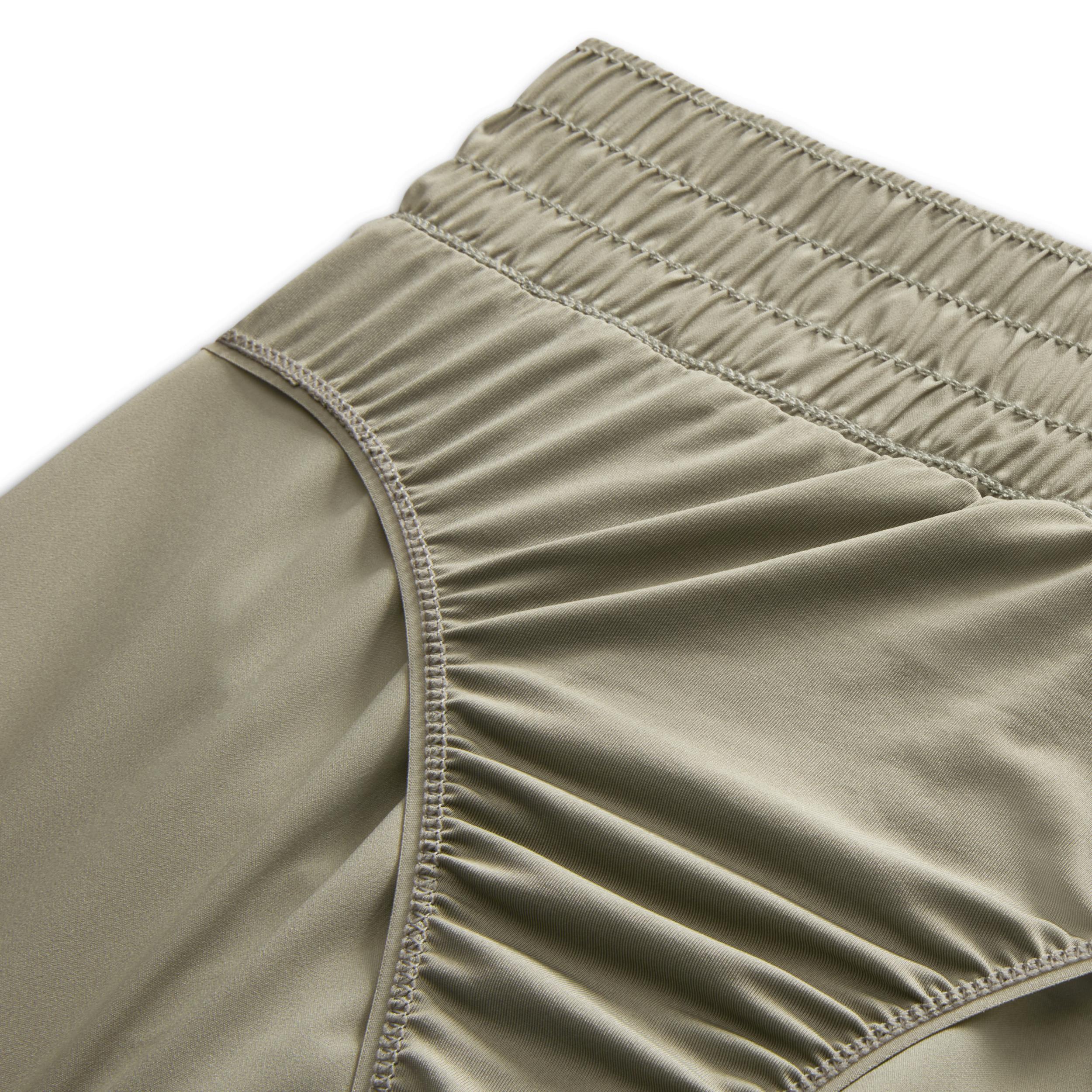 Nike Women's One Dri-FIT Mid-Rise 3" Brief-Lined Shorts Product Image