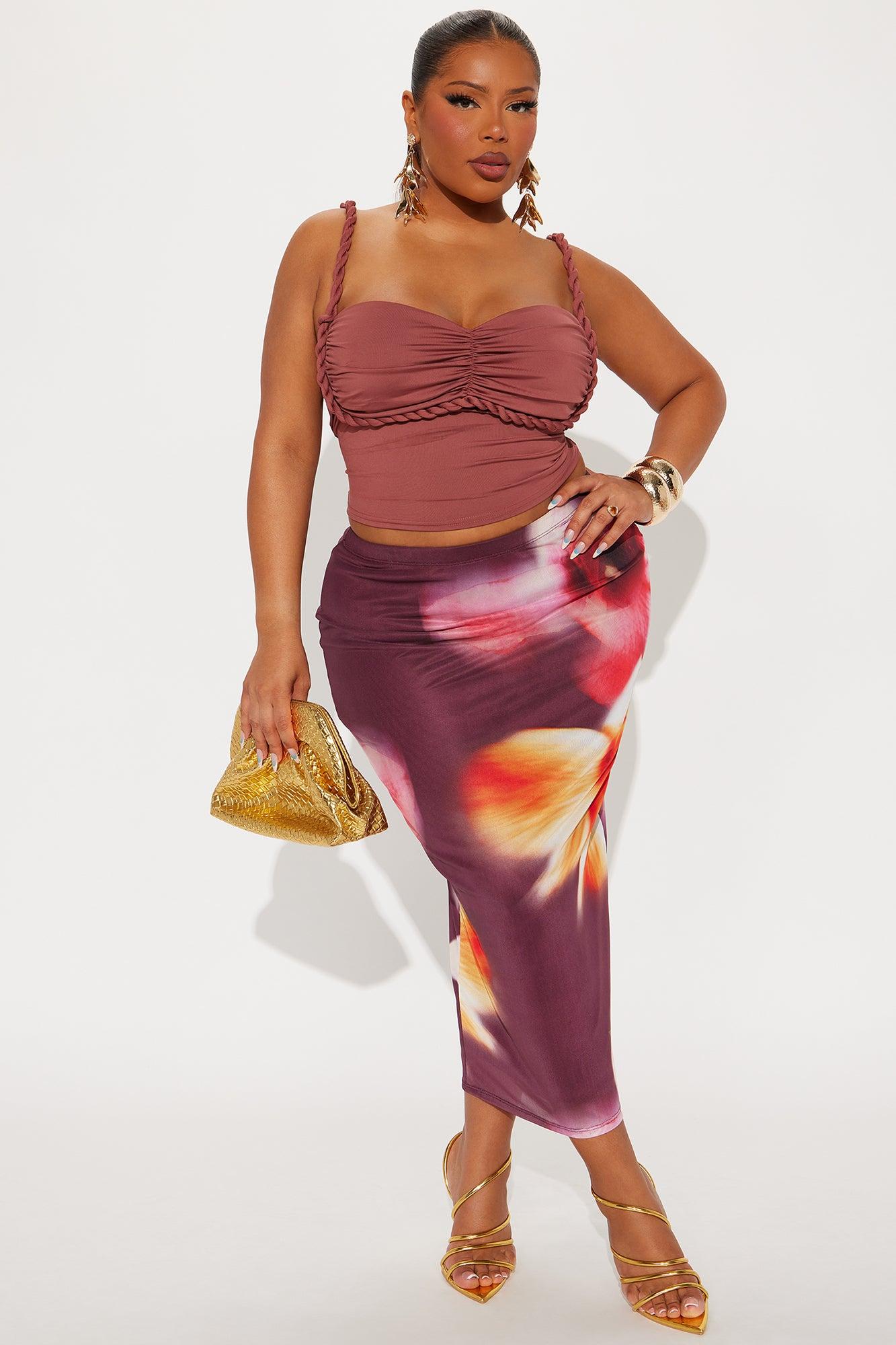 Mazie Cami Twist Top - Terracotta Female Product Image