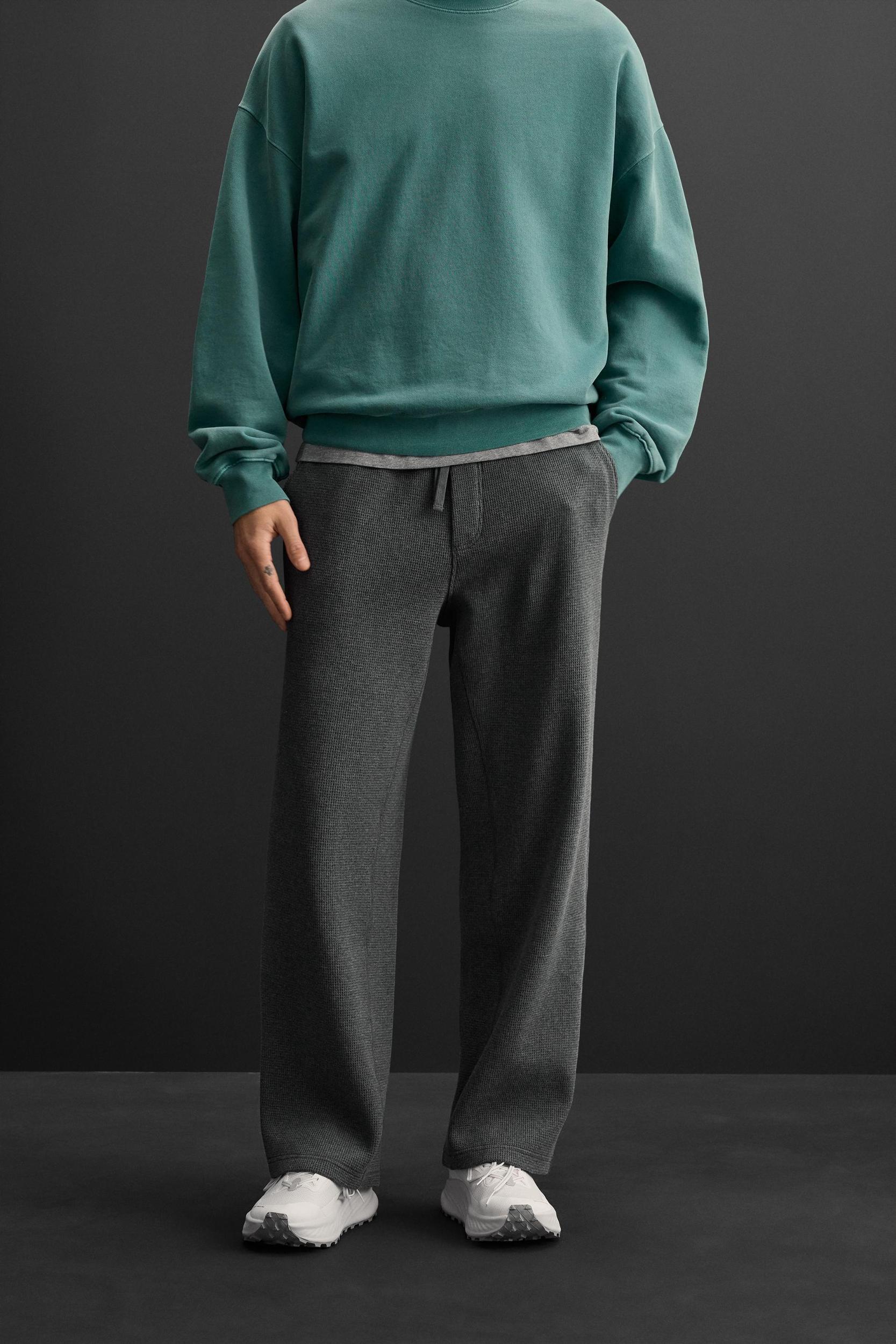 TEXTURED JOGGER PANTS Product Image