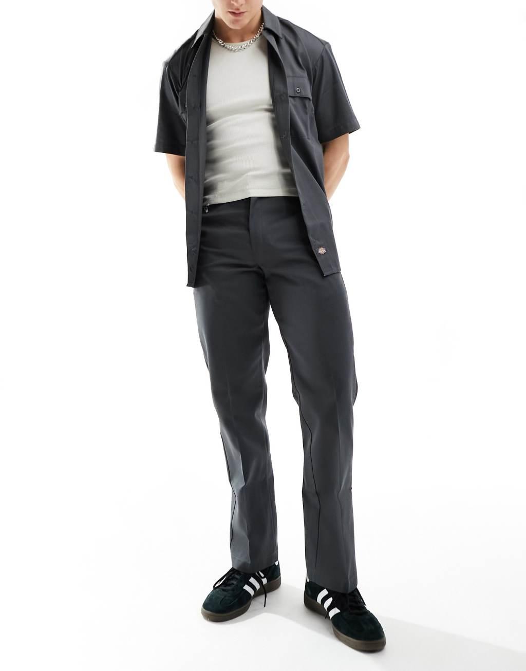 Dickies 874 straight fit work pants in dark gray Product Image
