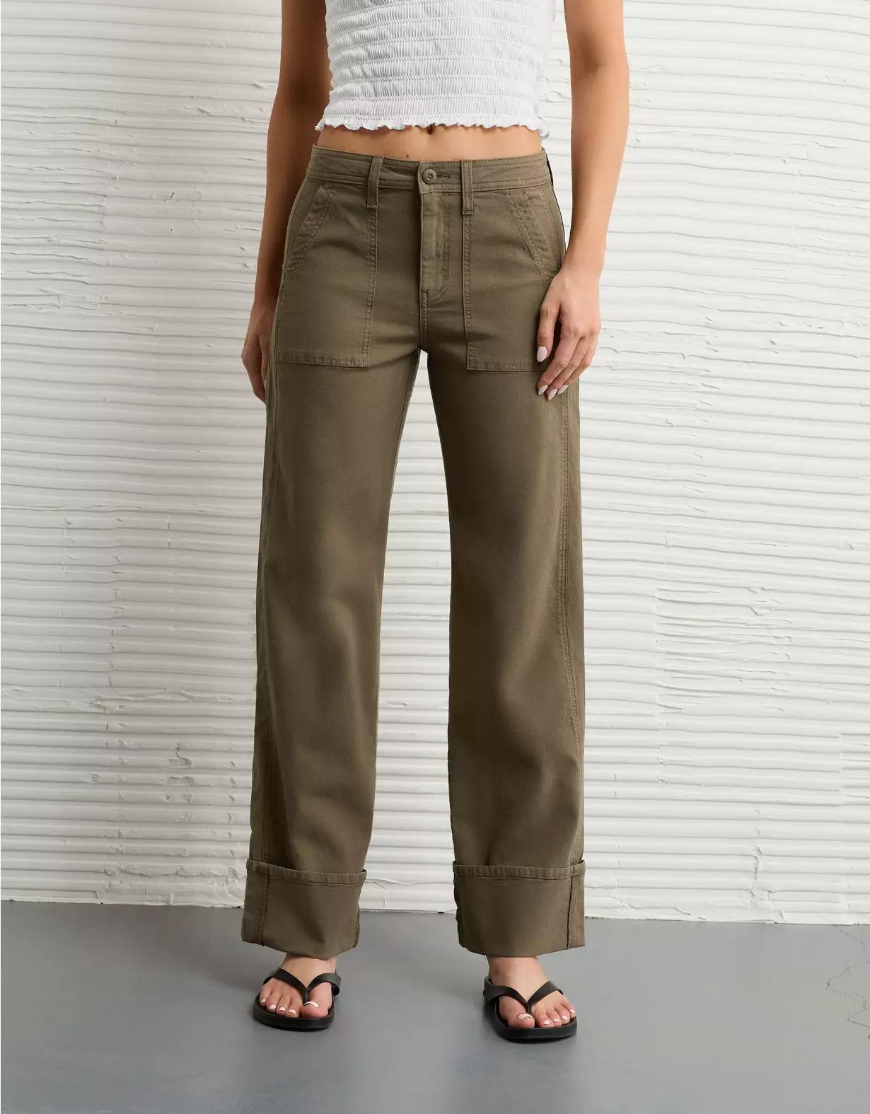 AE Stretch High-Waisted Stovepipe Pant Product Image