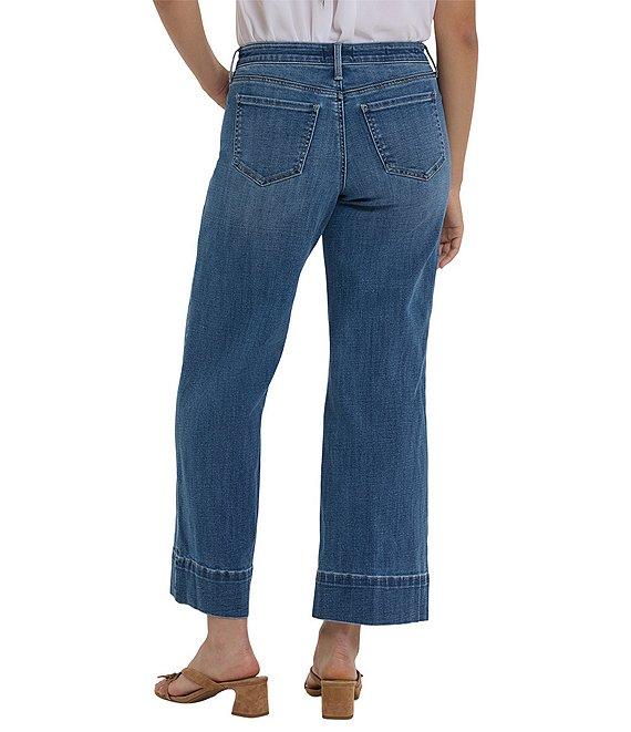 NYDJ Teresa Wide Leg Deep Hemline Lift Tuck® Ankle Jeans Product Image