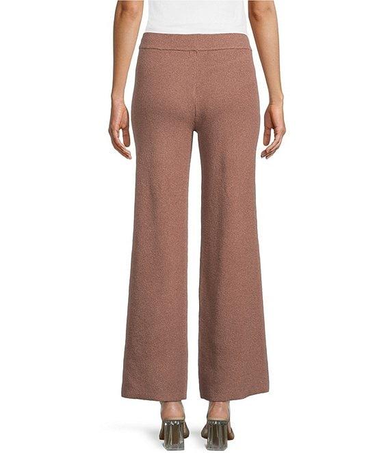 GB Knit Wide Leg Coordinating Sweater Pants Product Image