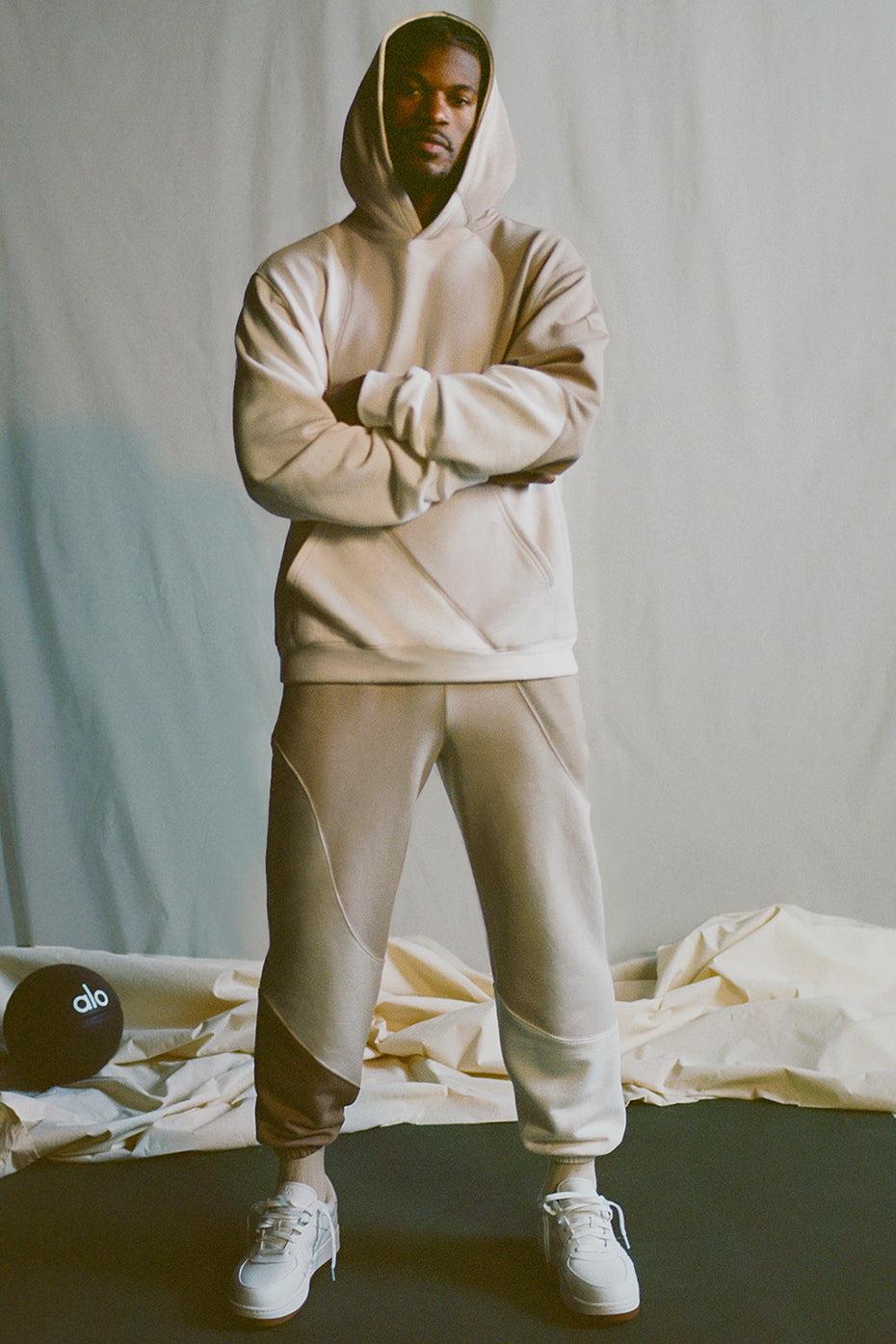 Make Waves Hoodie - Ivory/Bone/Gravel Male Product Image