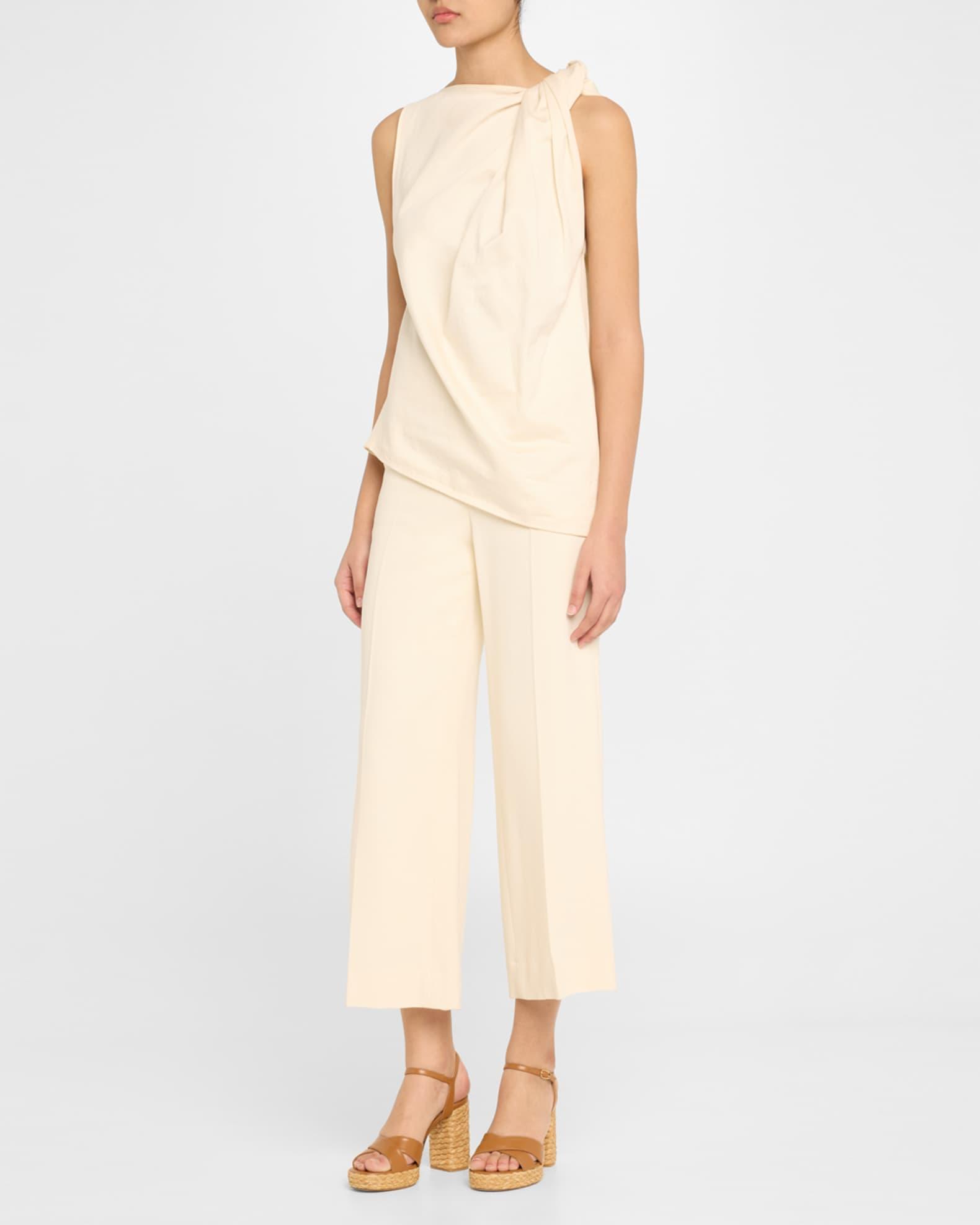 Metallic Woven Wedge Platform Sandals Product Image