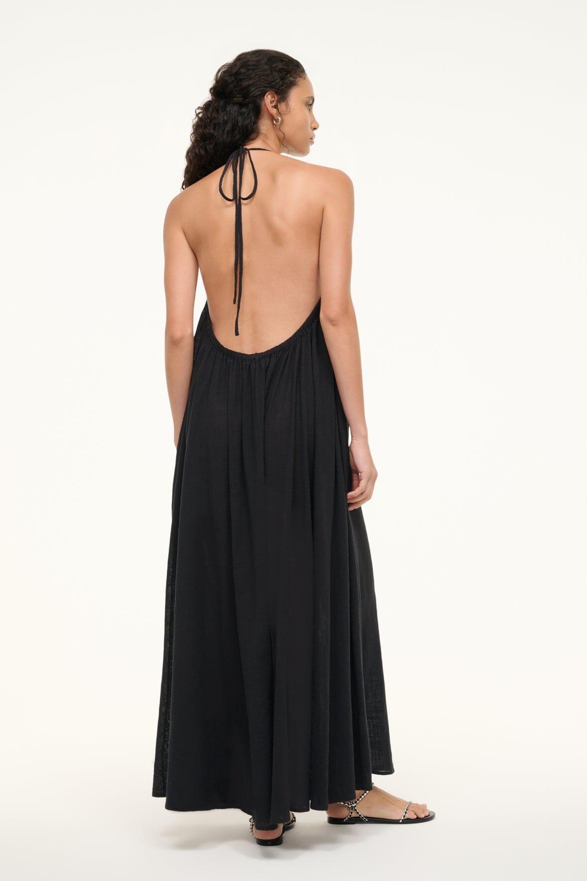 NIGHTSHADE MAXI COVERUP DRESS | BLACK Product Image