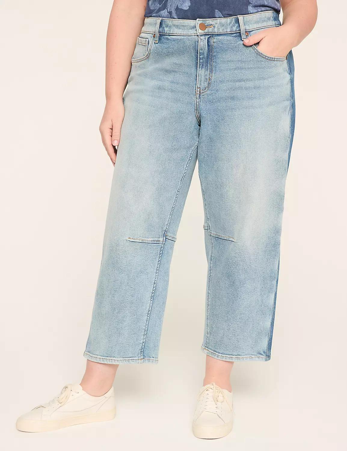 Barrel Two-Tone Jean Product Image