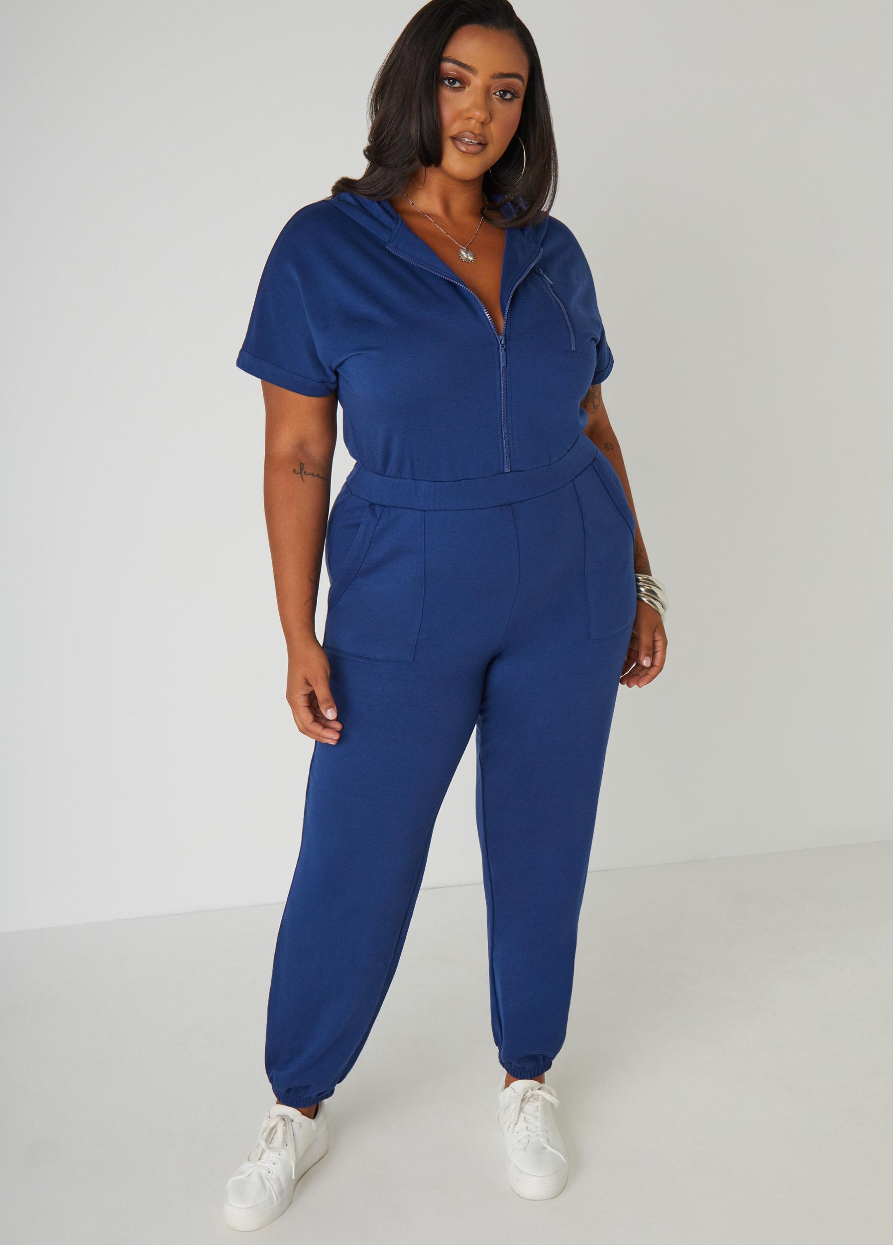 French Terry Joggers Jumpsuit Product Image