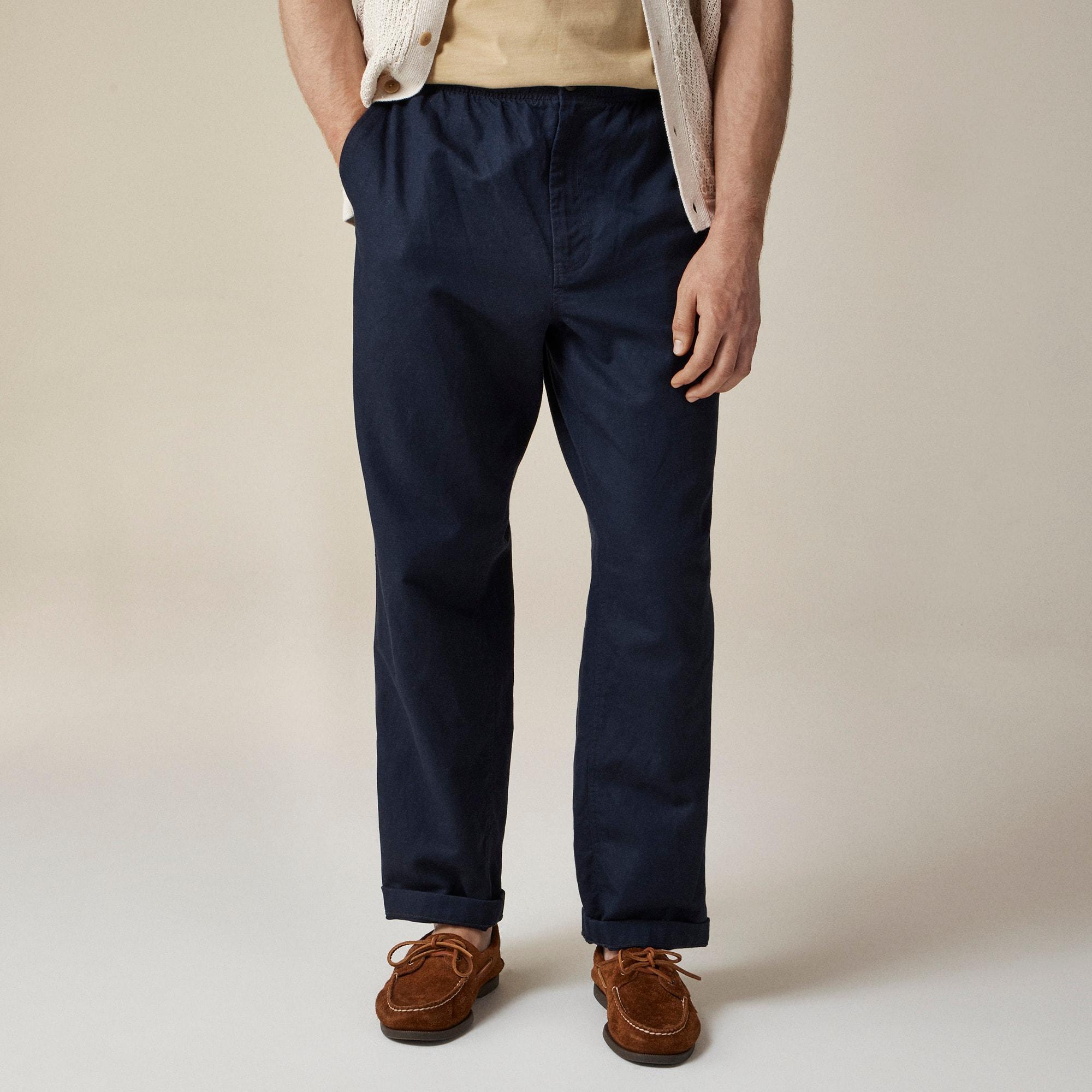 Pier pant in cotton-linen blend canvas Product Image