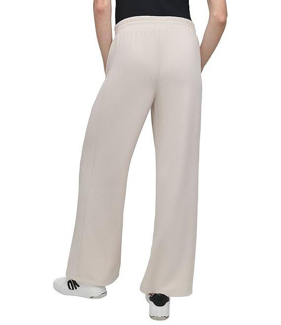 DKNY Sport by Donna Karen Coordinating Highline Ribbed High Waist Wide Leg Pants Product Image