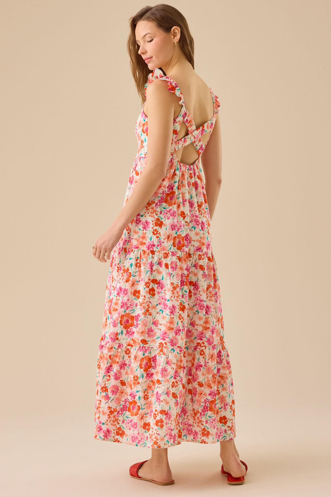 Lindy Floral Maxi Dress Product Image