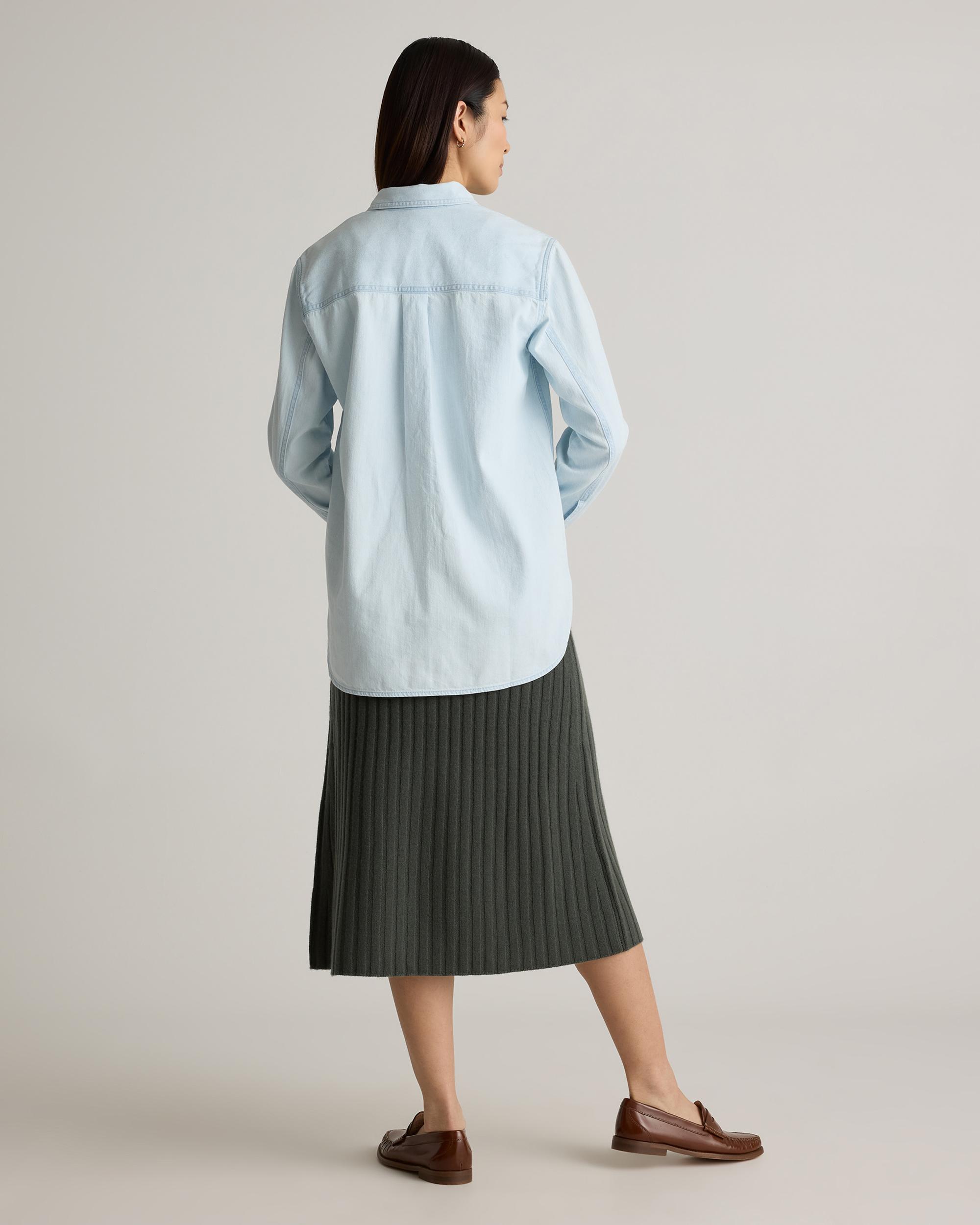 Quince | Women's Mongolian Cashmere Midi Skirt Product Image