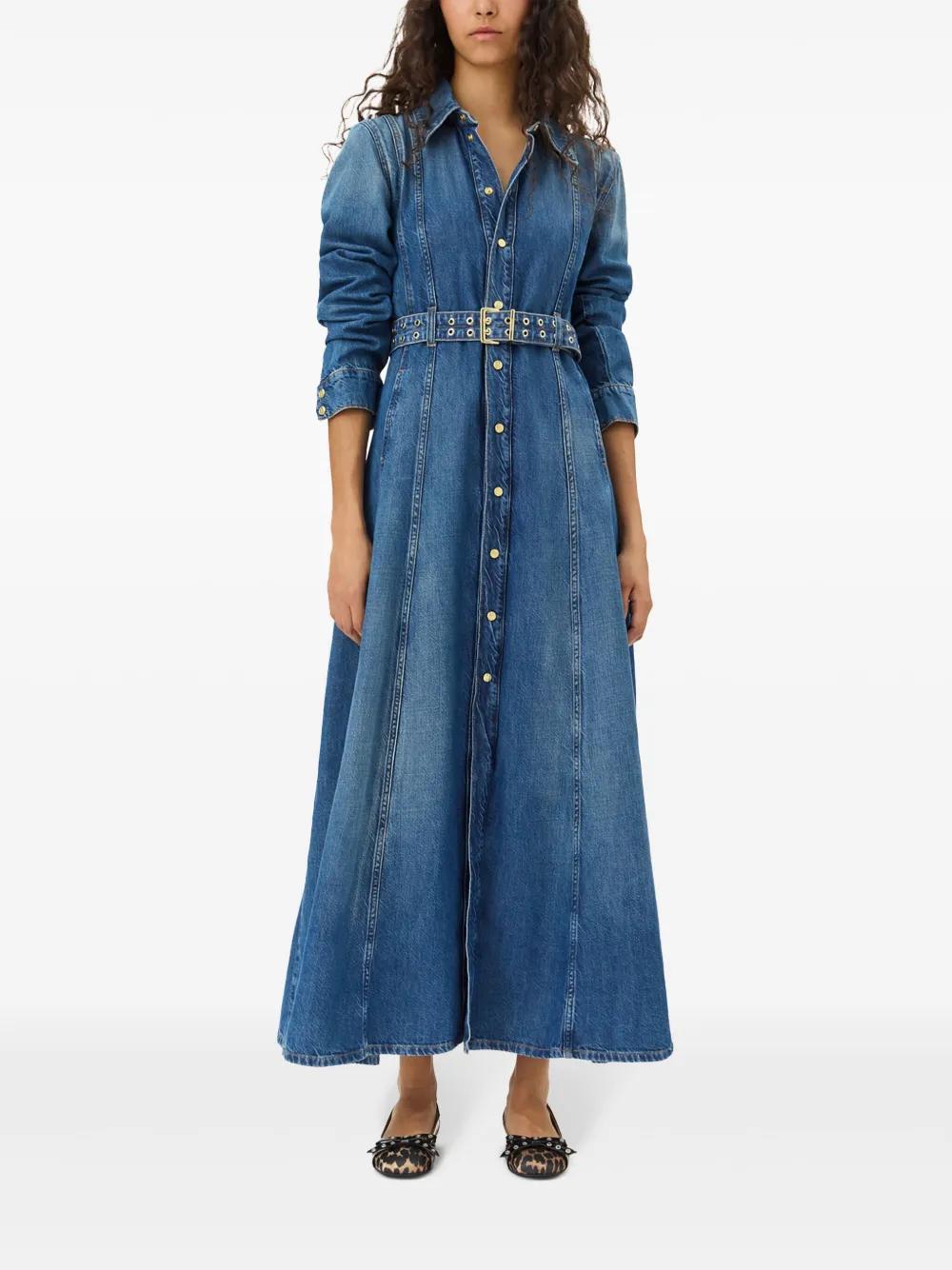 denim maxi dress Product Image