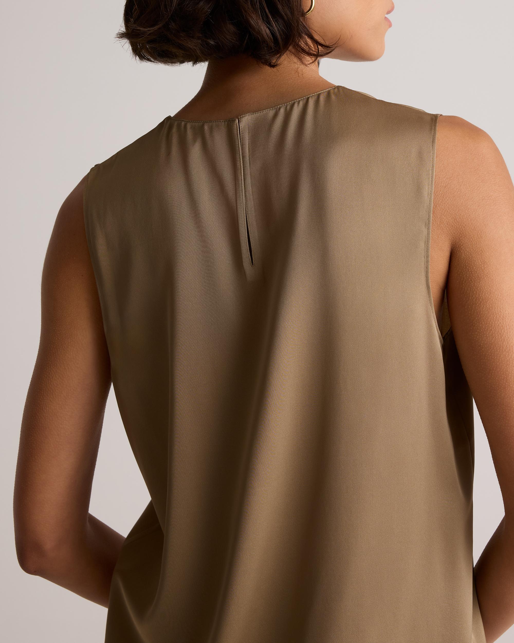 Quince | Women's Washable Stretch Silk Shell Tank Top Mulberry Silk Product Image