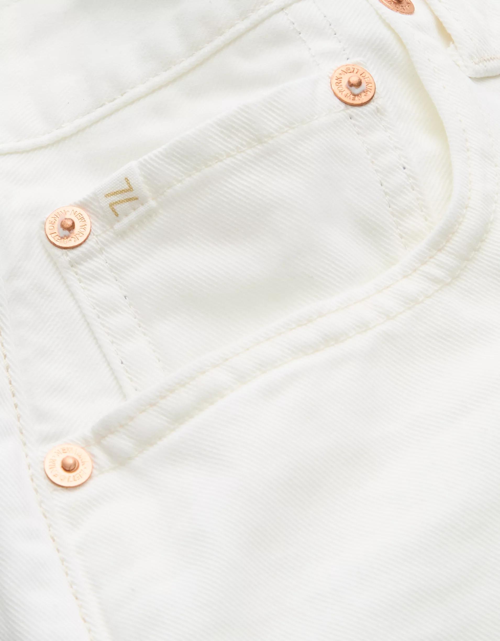 AE77 Premium Wide Crop Cuff Jean Product Image