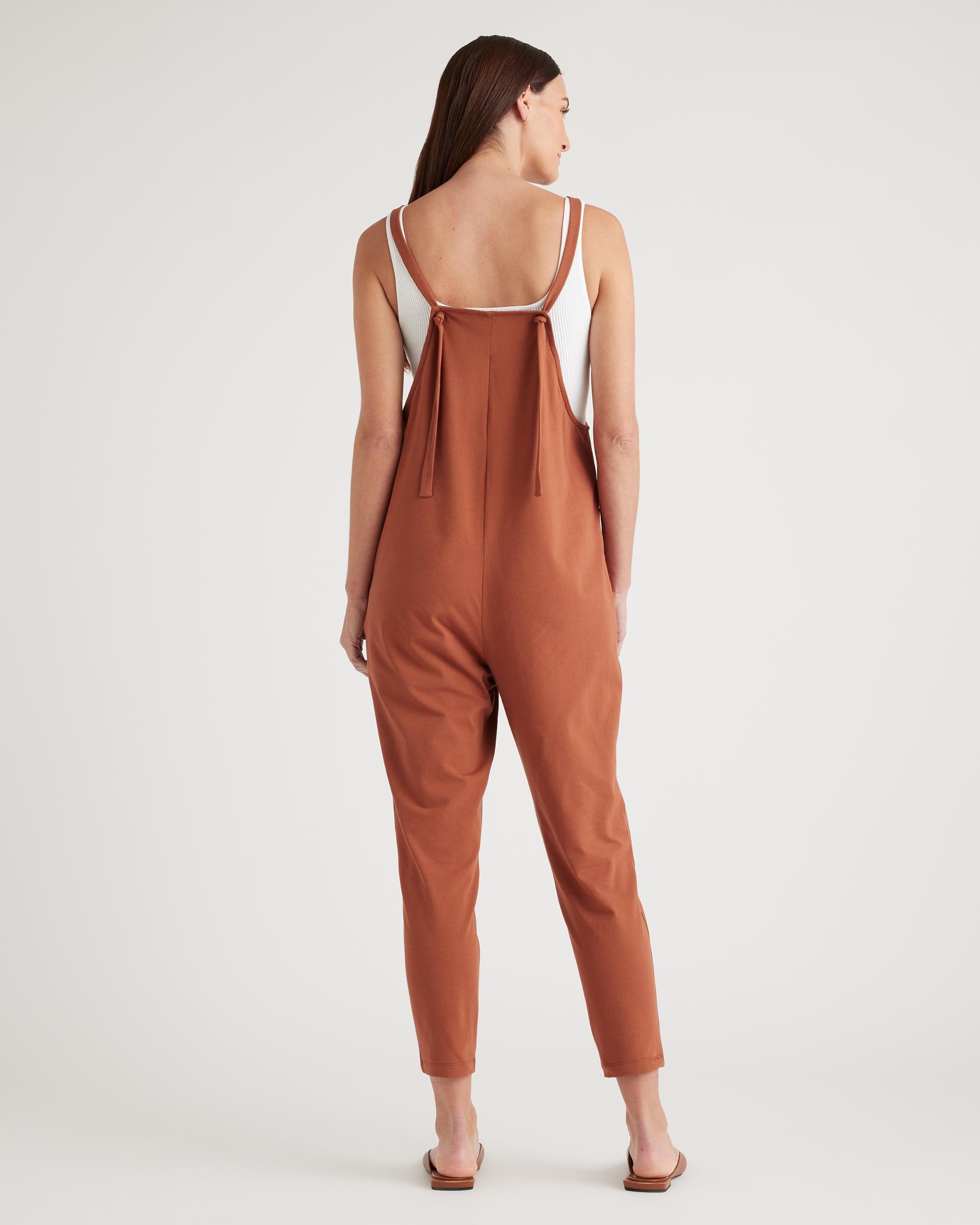 Quince | Women's Maternity Overalls Organic Cotton Product Image