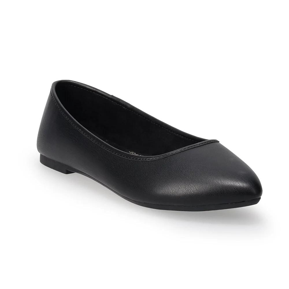 SO® Neema Women's Pointed Toe Ballet Flat,  Product Image