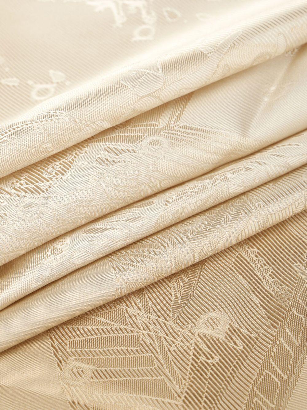 damask-pattern silk scarf Product Image