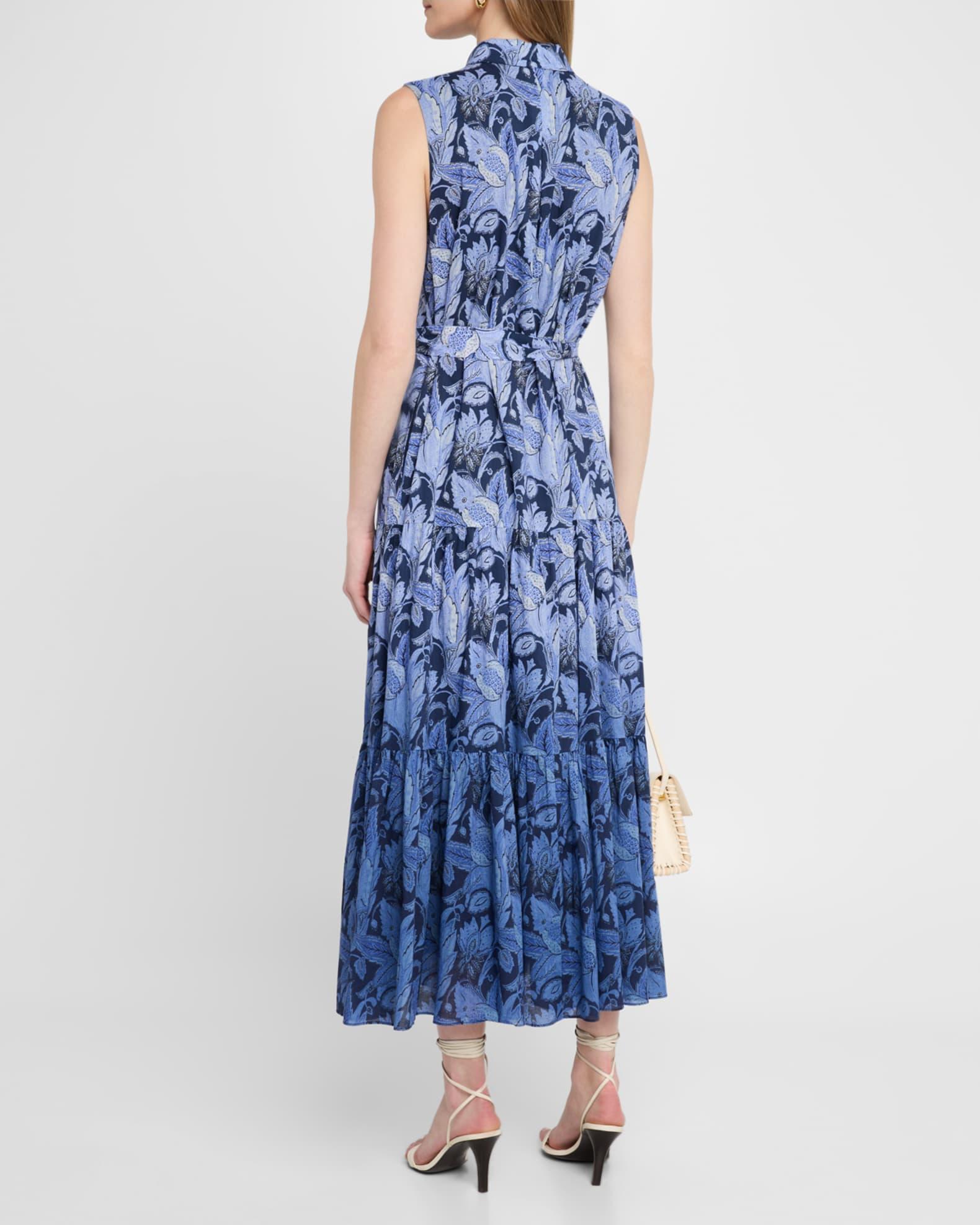 Blayn Tiered Ombre Floral-Print Maxi Dress Product Image