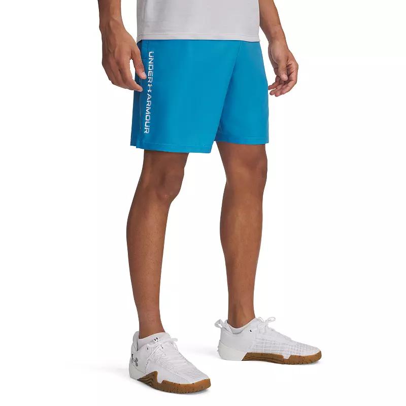 Men's Under Armour 8.25-in. Woven Wordmark Shorts, Size: Medium, Noble Product Image