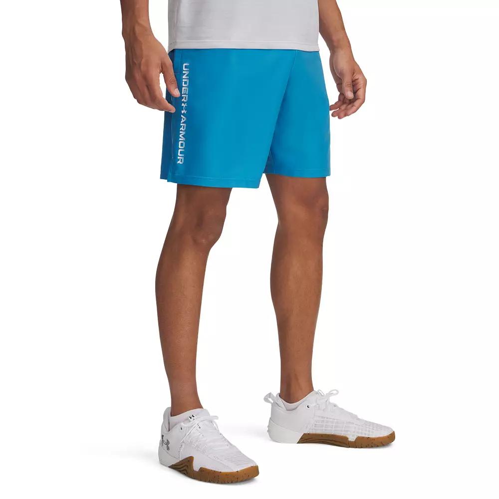 Men's Under Armour 8.25-in. Woven Wordmark Shorts, Size: Medium, Noble Product Image