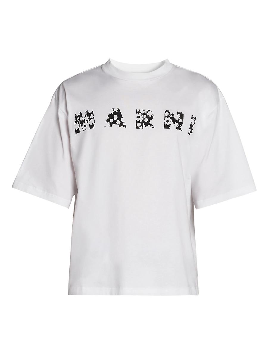 Mens Floral Logo T-Shirt Product Image