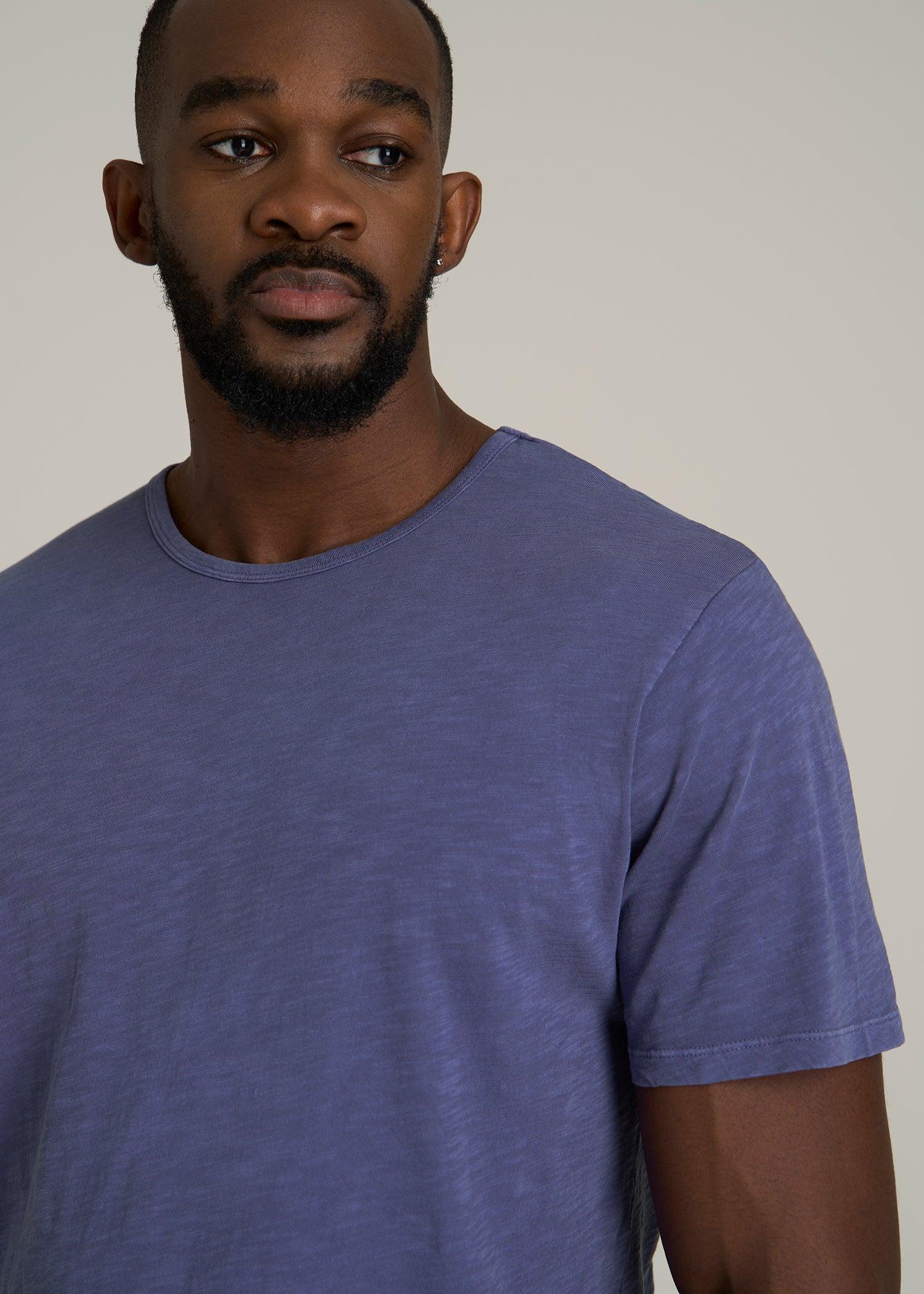 REGULAR-FIT Slub Tee for Tall Men in Future Dusk Male Product Image