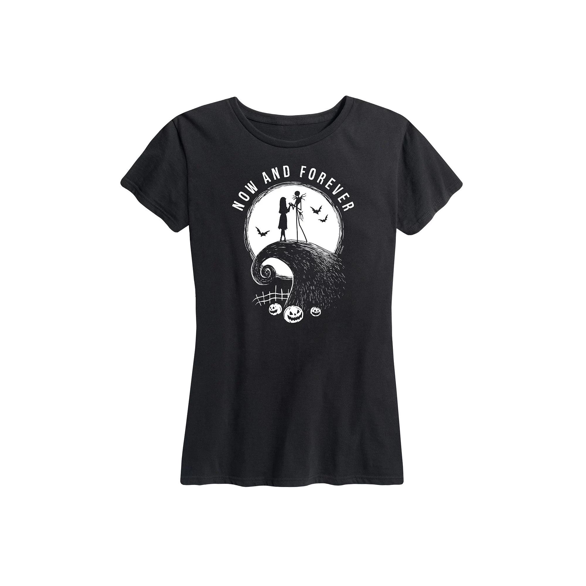 Disney's Nightmare Before Christmas Women's Now and Forever Graphic Tee, Girl's,  Product Image