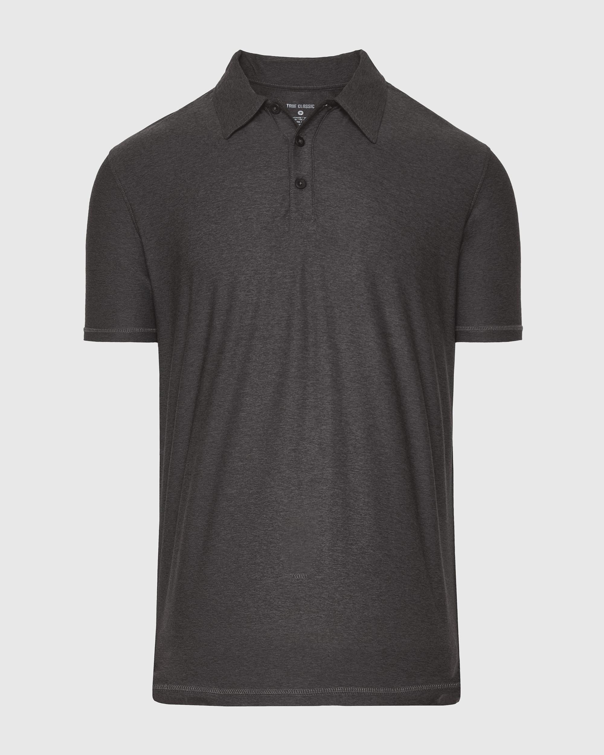 Dark Heather Tempest Active Polo 2.0 Product Image