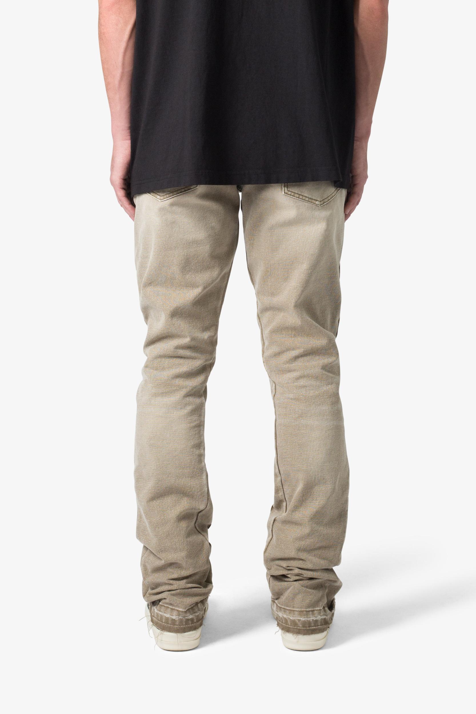 B649 Ground Moss Flare Denim - Moss Product Image