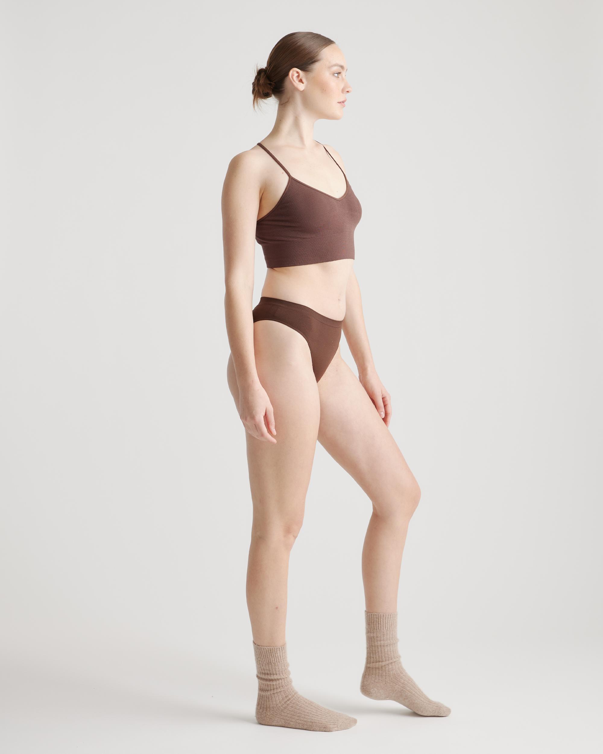 Quince | Women's Smoothing Comfort Bikini Nylon/Spandex Product Image