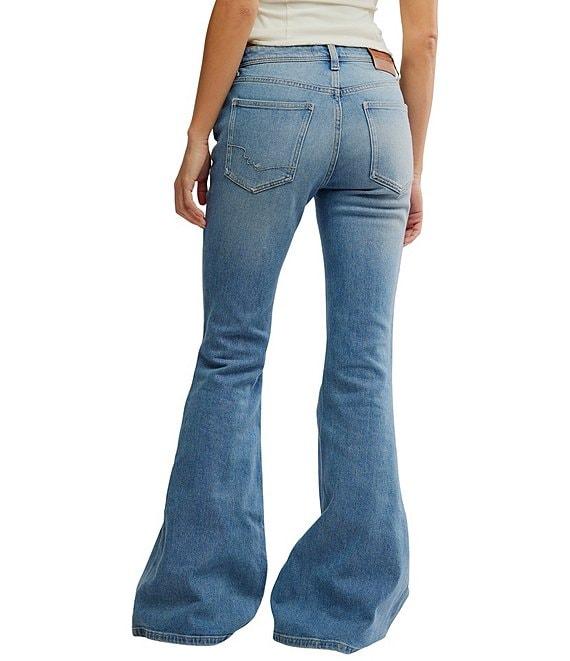 Free People We The Free Love Bomb Mid-Rise Flare Jeans Product Image
