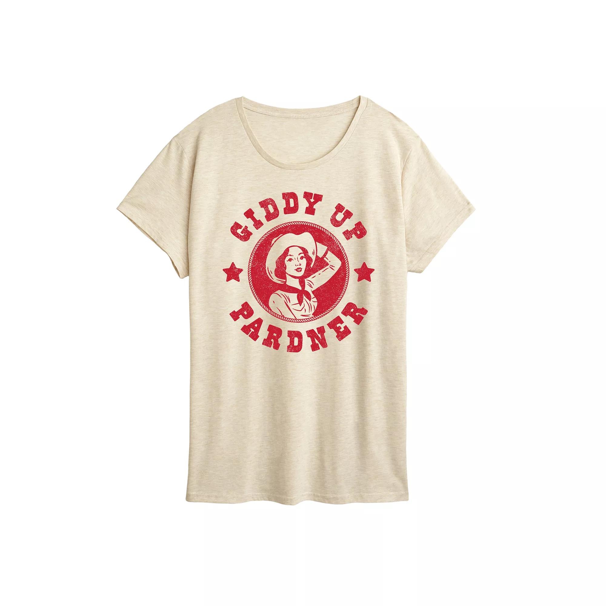 Women's Giddy Up Pardner Graphic Tee,  Product Image