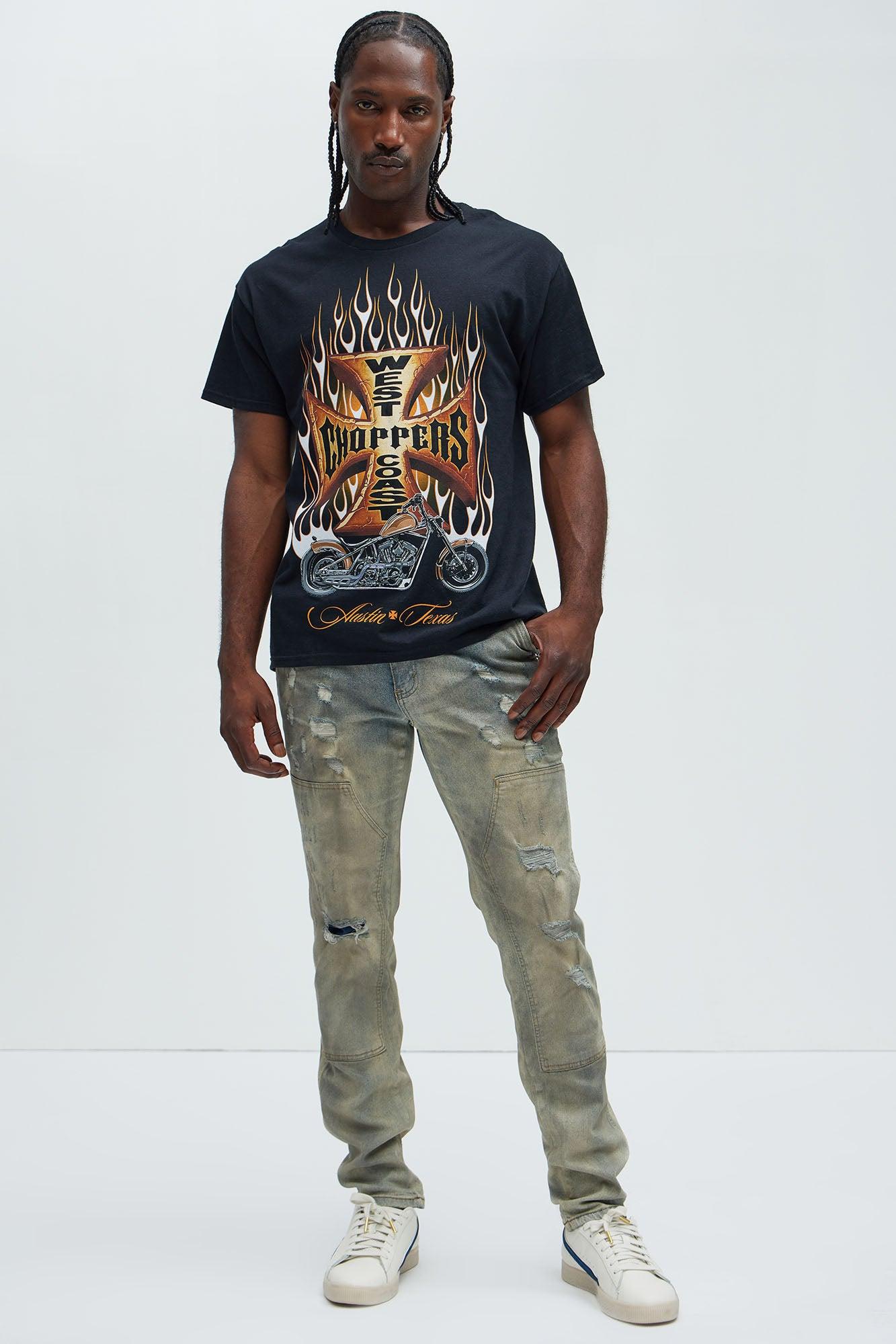 Put In The Work Panel Slim Jeans - Vintage Wash Product Image