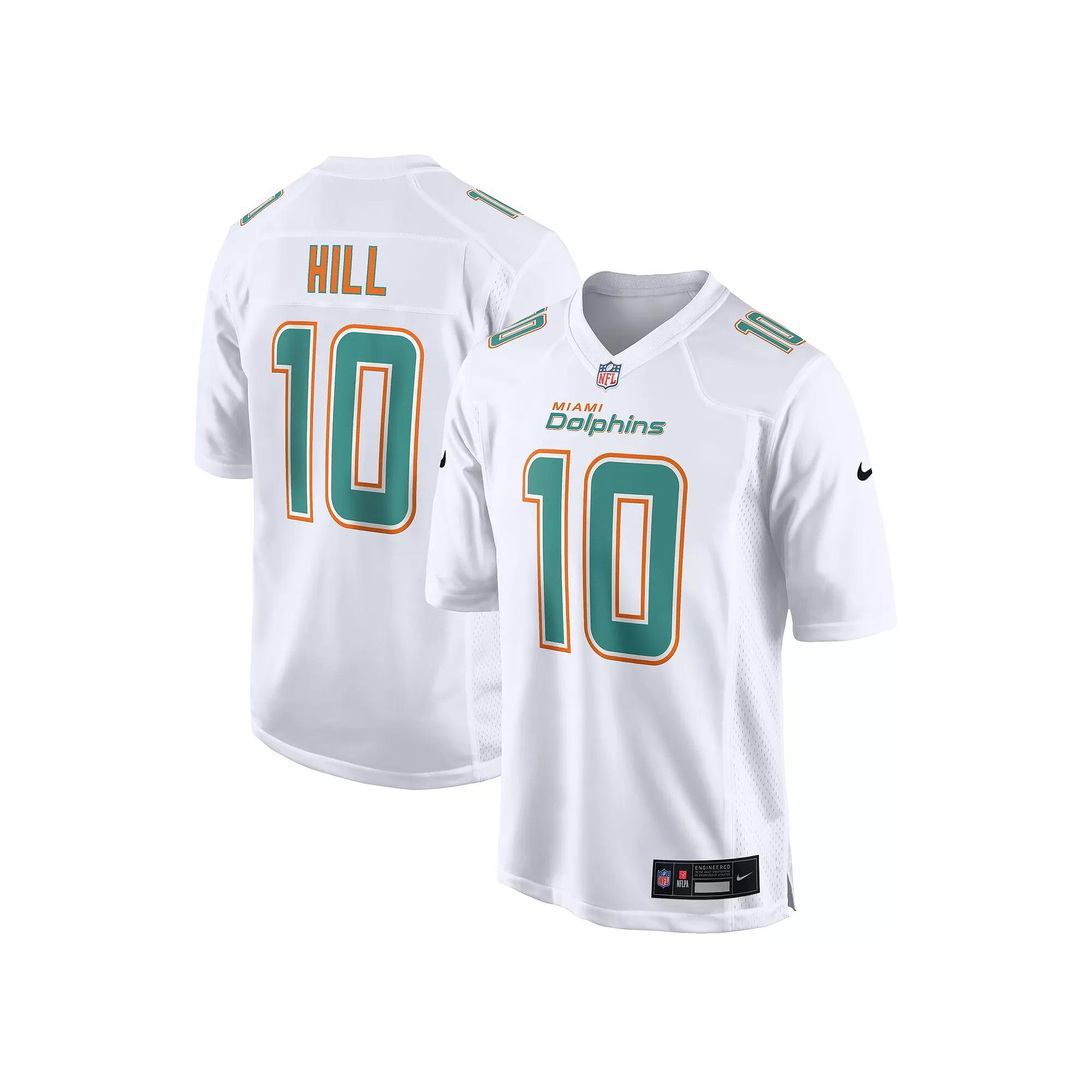 Men's Nike Tyreek Hill White Miami Dolphins Fashion Game Jersey, Size: 3XL Product Image