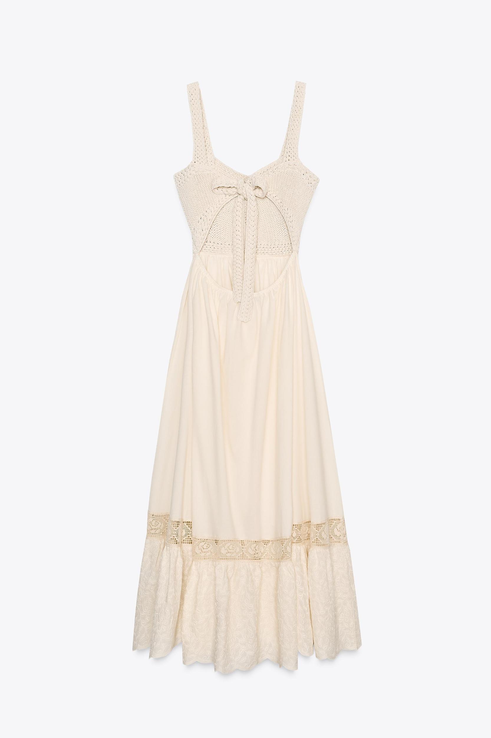 COMBINATION KNIT DRESS Product Image