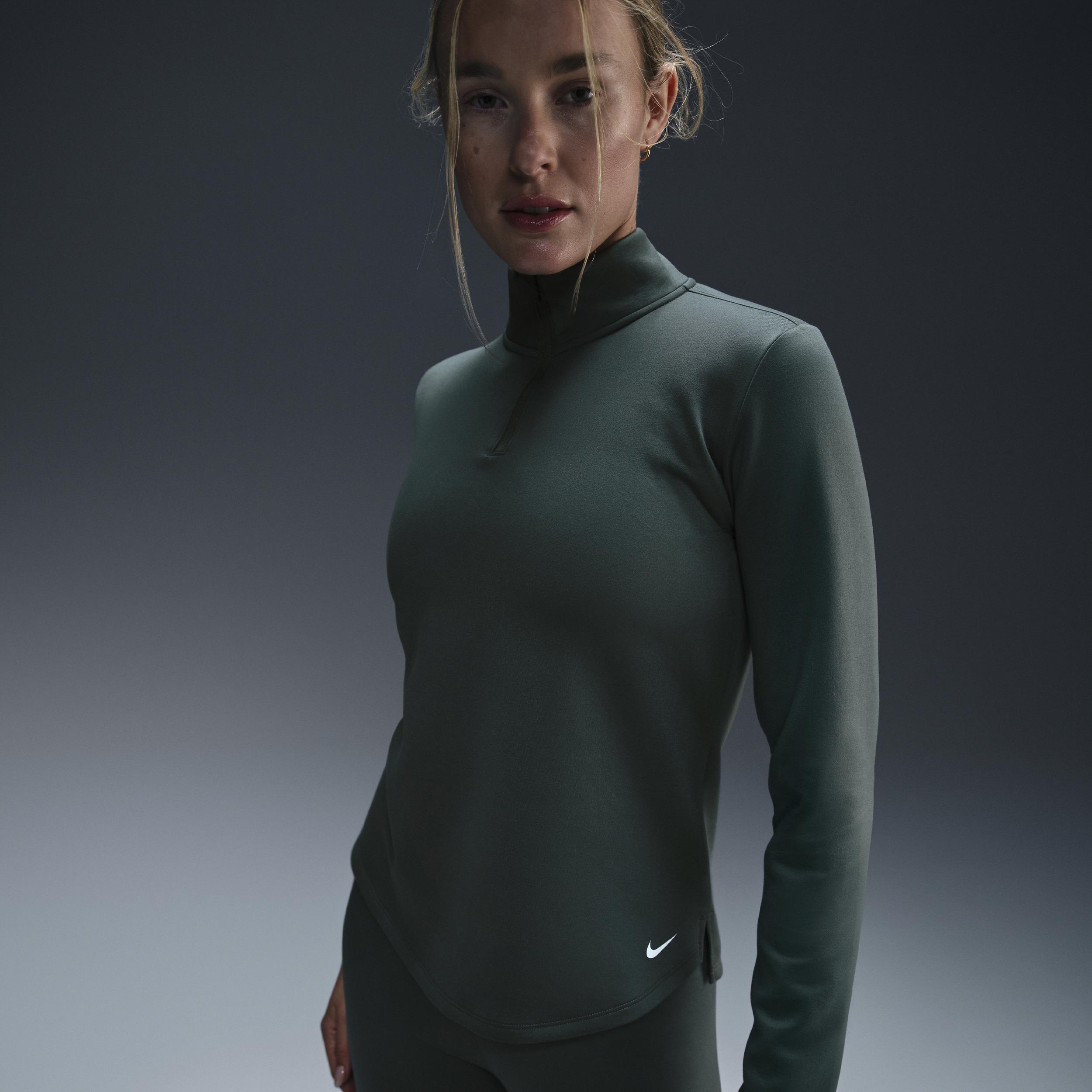 Nike Women's Therma-FIT One Long-Sleeve 1/2-Zip Top Product Image