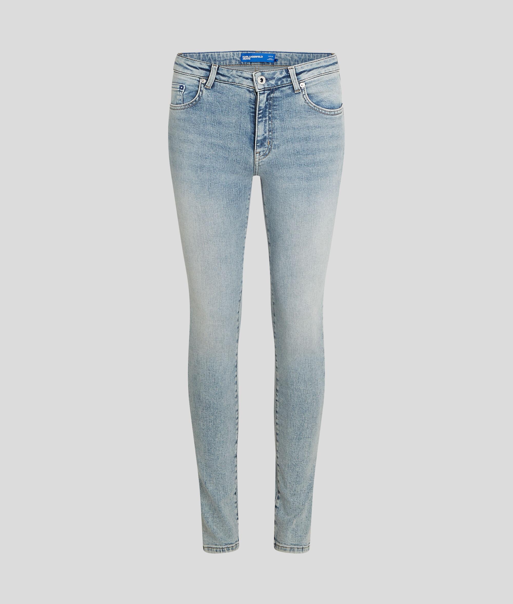 HIGH-RISE SPLIT-HEM SKINNY JEANS Product Image