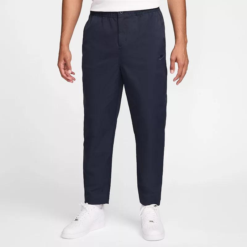 Nike Mens Nike Club Woven Tapered Pants - Mens Black/Black Product Image
