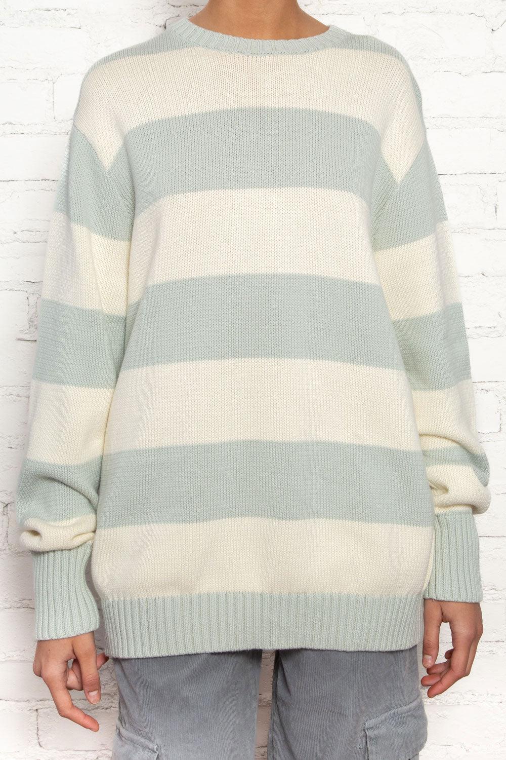 Brianna Cotton Thick Stripe Sweater Product Image